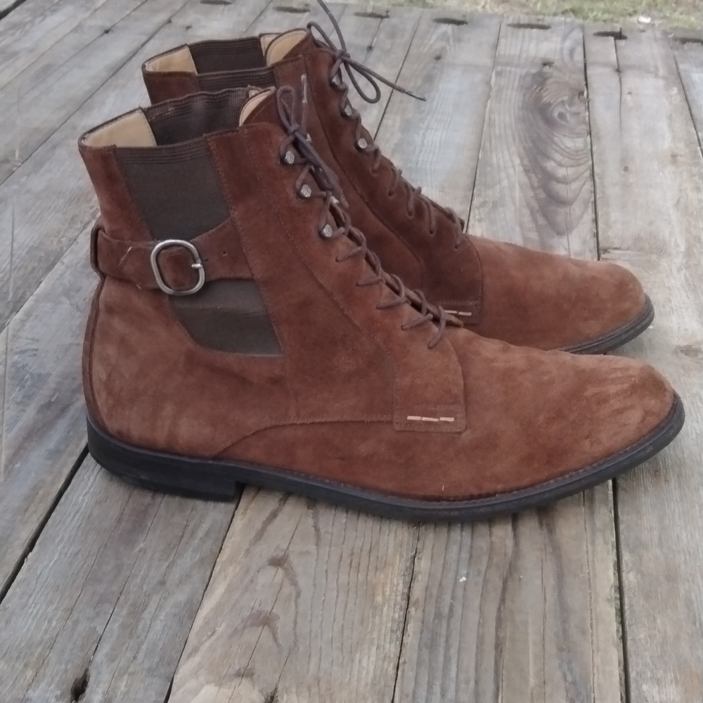 Bally Men's Suede Boots 🍁